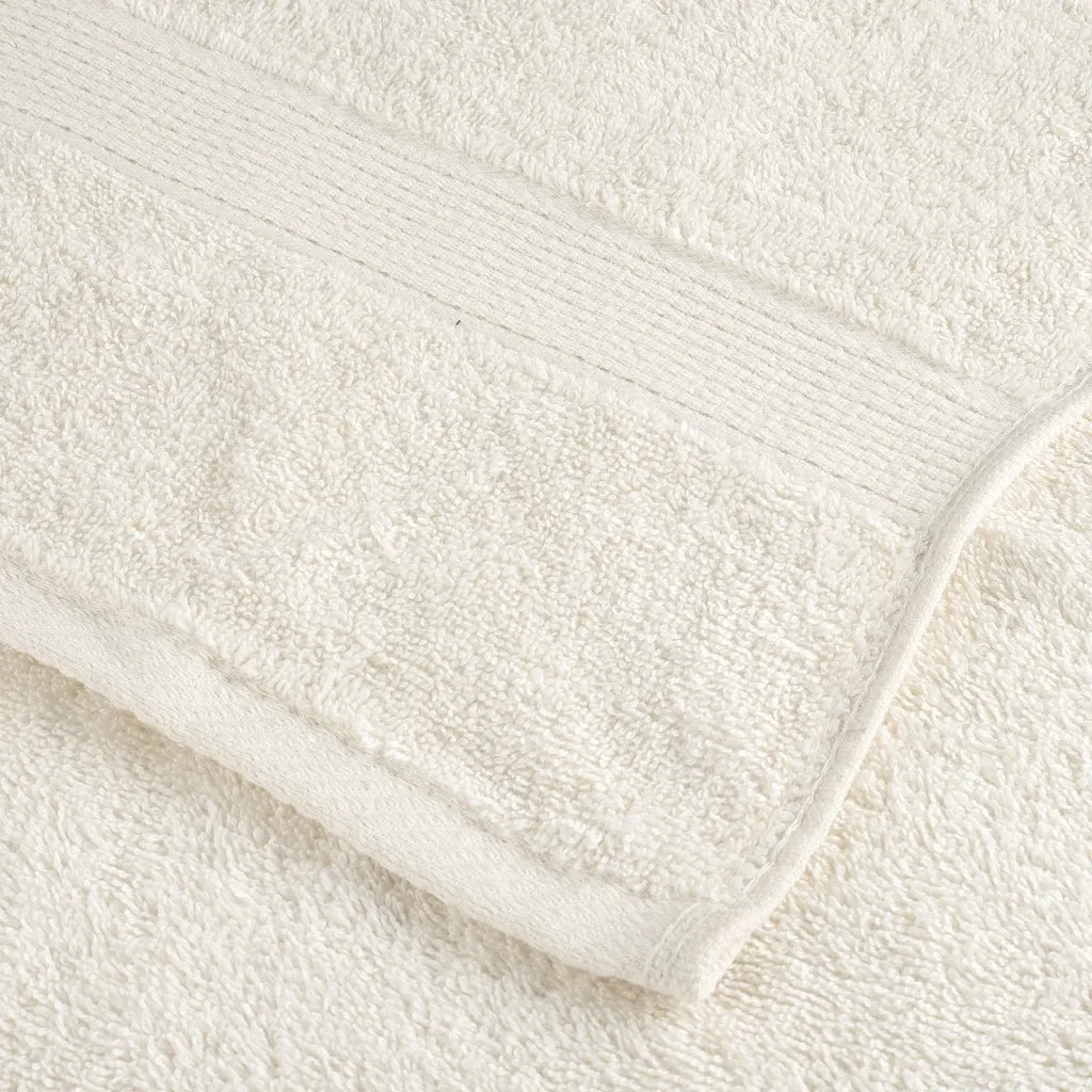 Asciugamani da Doccia SOLUND 4 pz | Teli per bagno Crema 70x140 cm 600 g/m2