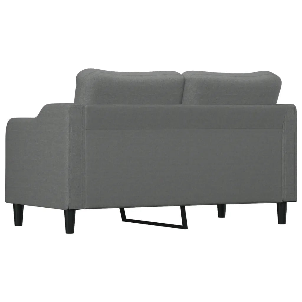 Divano a 2 Posti-Sofa 2 Posti Grigio Scuro 140 cm in Tessuto 805770