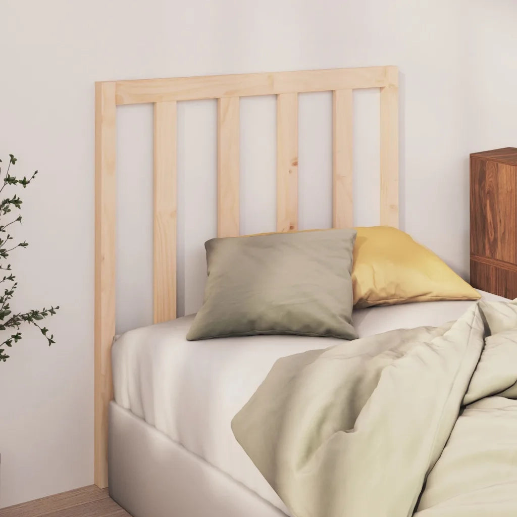Testiera per Letto 81x4x100 cm in Legno Massello di Pino 817665