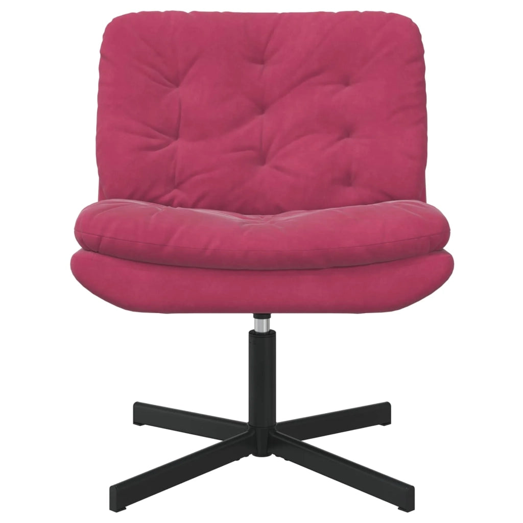Poltrona Relax con Base Girevole Rosso Vino 63 x 75 x 76 cm 42007364