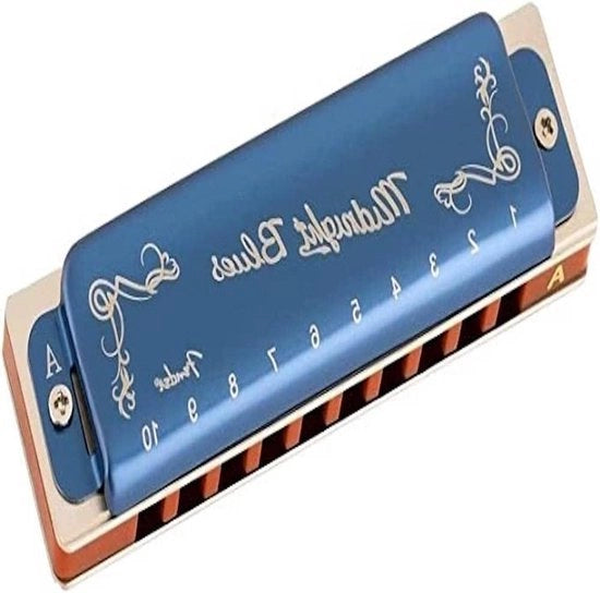 Armonica Diatonico 10 Fori A Blu Edizione Limitata - Armonica con Suono Eccezionale