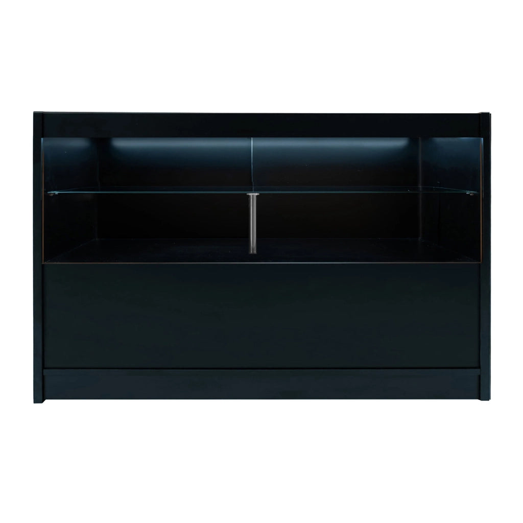 Set Banconi Nero Eclipse LED 2 x C1500 LM60 TB60 con Serrature e Vetrina