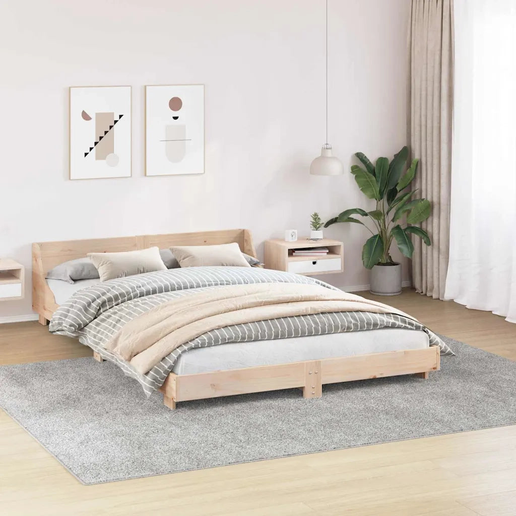 Tappeto Shaggy Antiscivolo Grigio 240 x 340 cm PP 4019779
