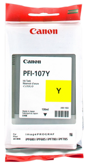 Canon Large Format Canon PFI-107 Y Cartucce giallo