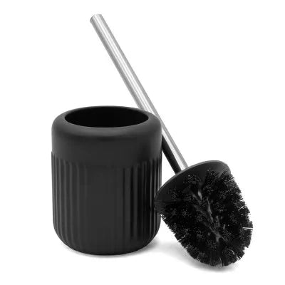 Scopino bagno da appoggio nero in ceramica Cup
