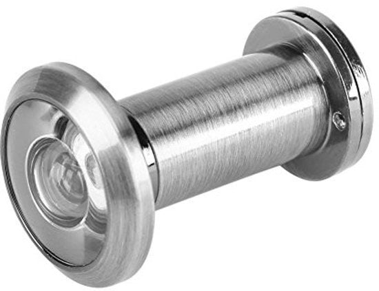 Occhiolino di Sicurezza 200 Gradi Angolo Ampio - Lente Ottica - Sicurezza - Occhiello - Schermo di Privacy - Adatto per Spessori di Porta 35-60 mm - Osservatorio di Porta