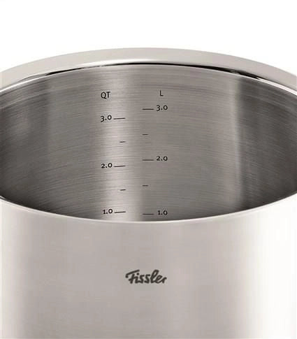 Fissler 084-118-28-000-0 Original-Profi Collection Pentola alta in acciaio inox 14 L 28 cm adatta a tutti i piani cottura inclusa induzione colore Argento