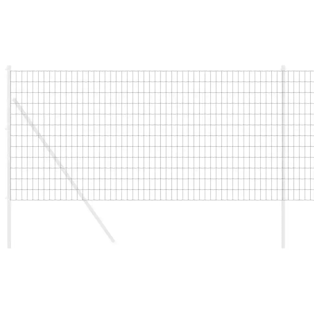 Recinzione Euro Grigio 1,2 x 10 m Ferro rivestito in PVC 42004494