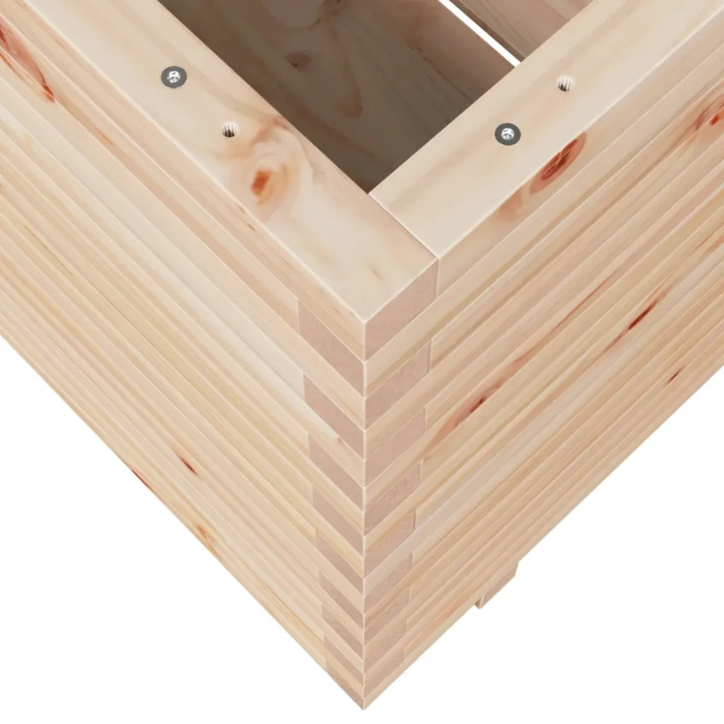 Fioriera | Cassetta per fiori | Vaso da Giardino 90x60x72,5 cm in Legno Massello di Pino