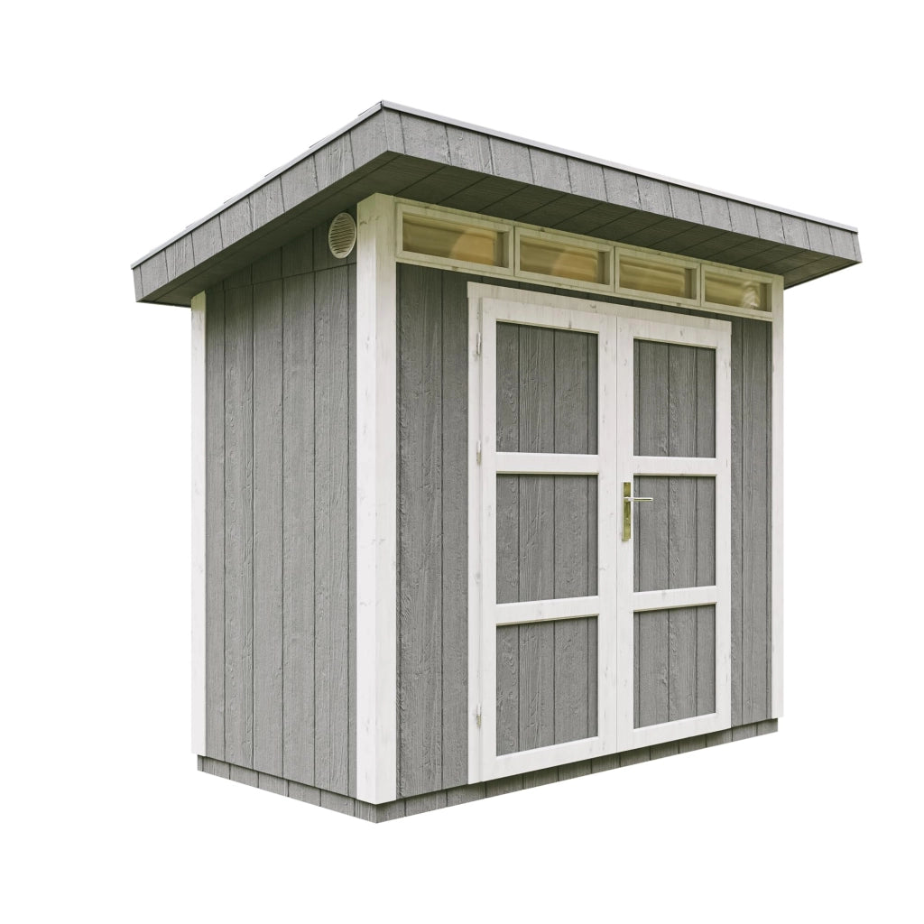 Casetta da Giardino di QUALIT? PREMIUM 3m?²-L161xW294cm - TIMBELA M901A-CAVERN STEEL