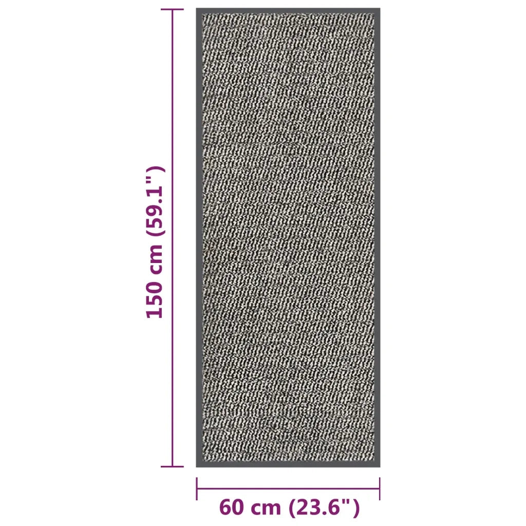 Zerbino | Tappetino Trapuntato 60x150 cm Marrone Chiaro