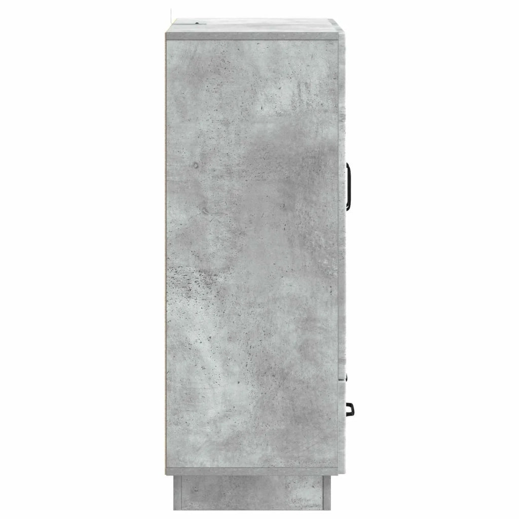 Credenza Grigio Cemento 66 x 34,5 x 92 cm Legno ingegnerizzato