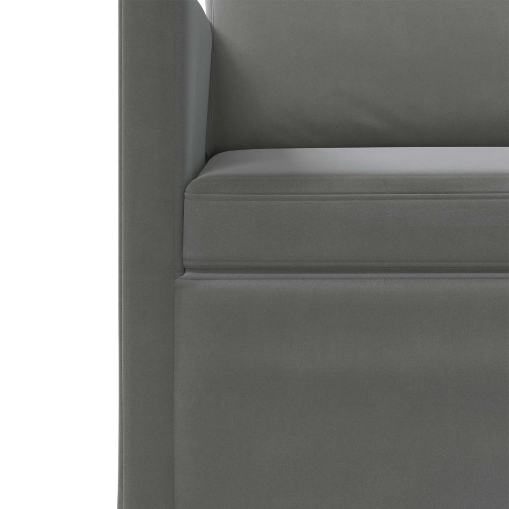Set di divani 2 pcs Grigio Scuro Velluto (V) 3433204