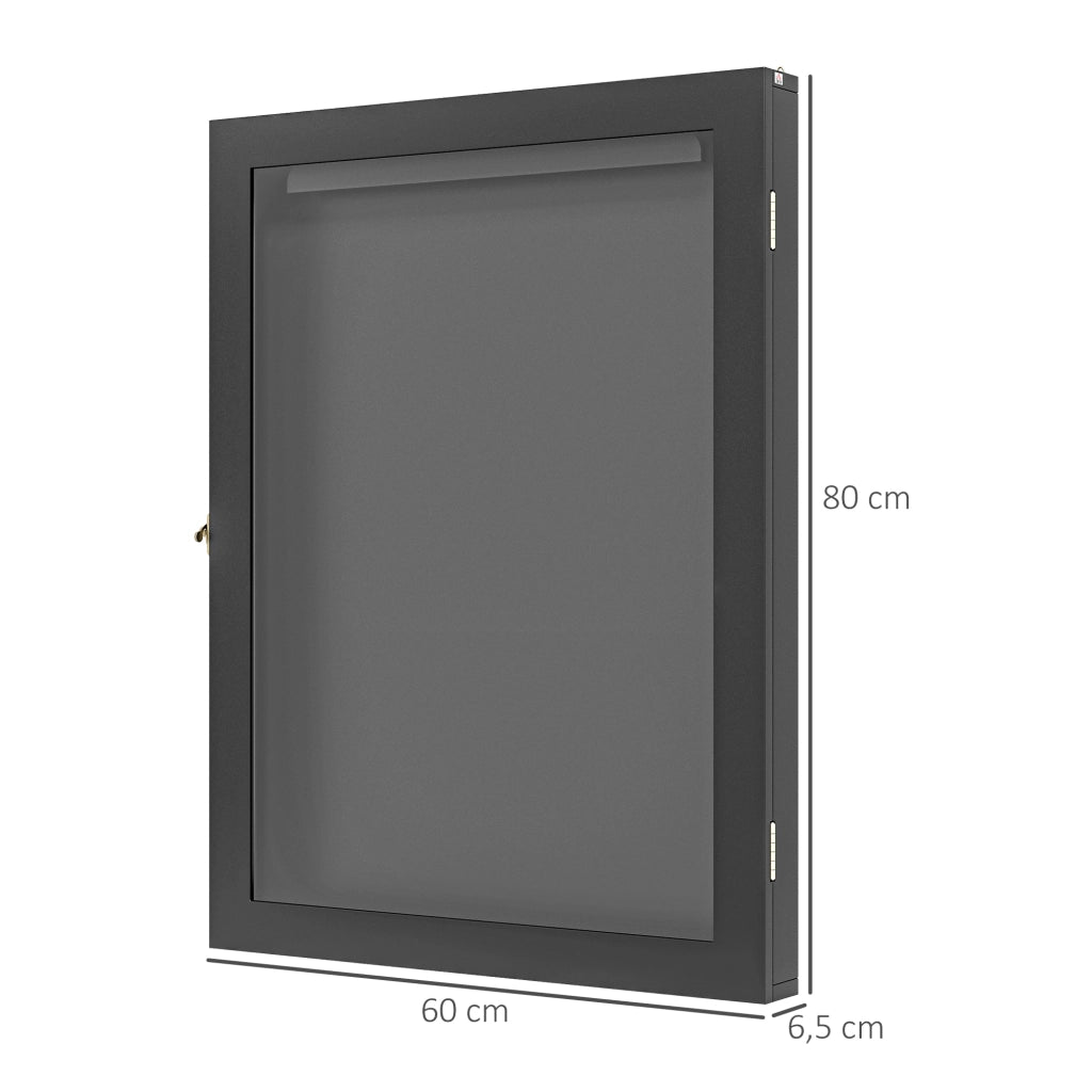 Cassettiera ¨C zephmum ¨C nero 60x6.5x80 cm