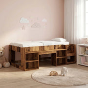 Telaio del letto con storage Legno antico 90 x 200 cm 3422609
