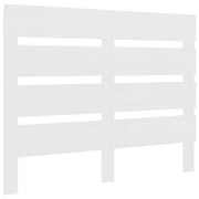 Testiera | Testata per Letto Bianca 90x3x80 cm in Legno Massello di Pino