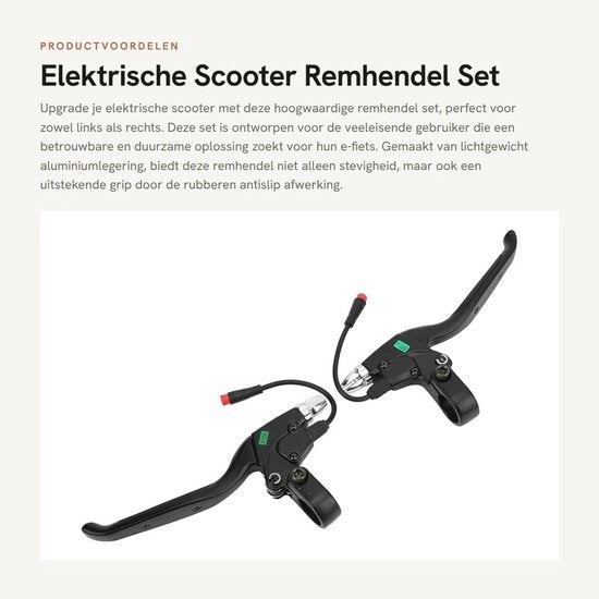 Set di sostituzione per remo elettrico - Adatto per entrambi i lati - Materiale in alluminio duraturo - Piastra antiscivolo - Nero