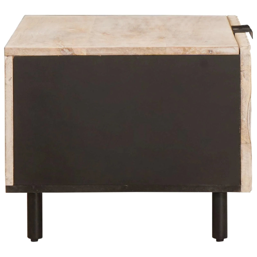 Tavolino da salotto Bianco 80 x 50 x 40 cm