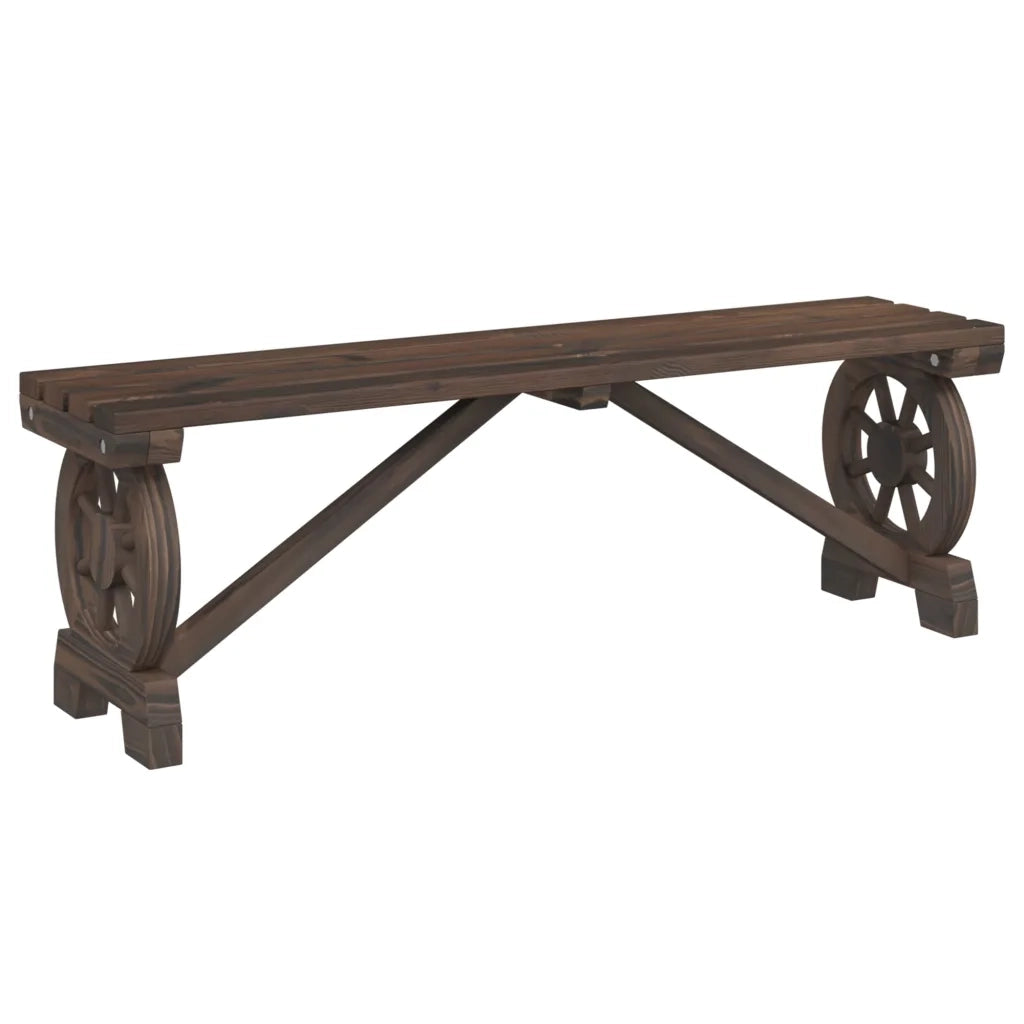 Panche da Giardino 2 pz in Legno Massello di Abete 3207136