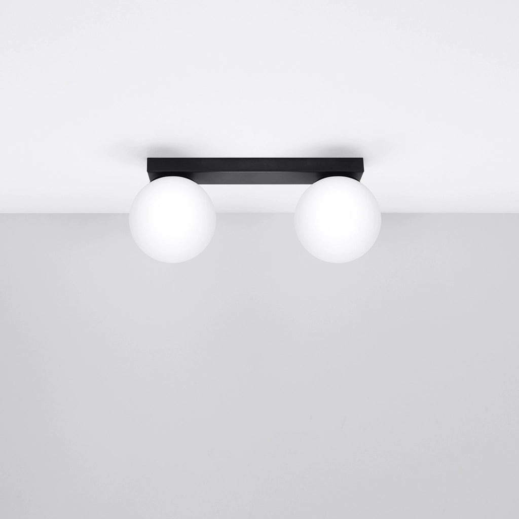 Plafoniera Pure Lume SOLEDA PU.1152 2xG9 bianco/nero