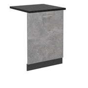 Vicco Coperchio per lavastoviglie Calcestruzzo 60 cm , PL Marmo