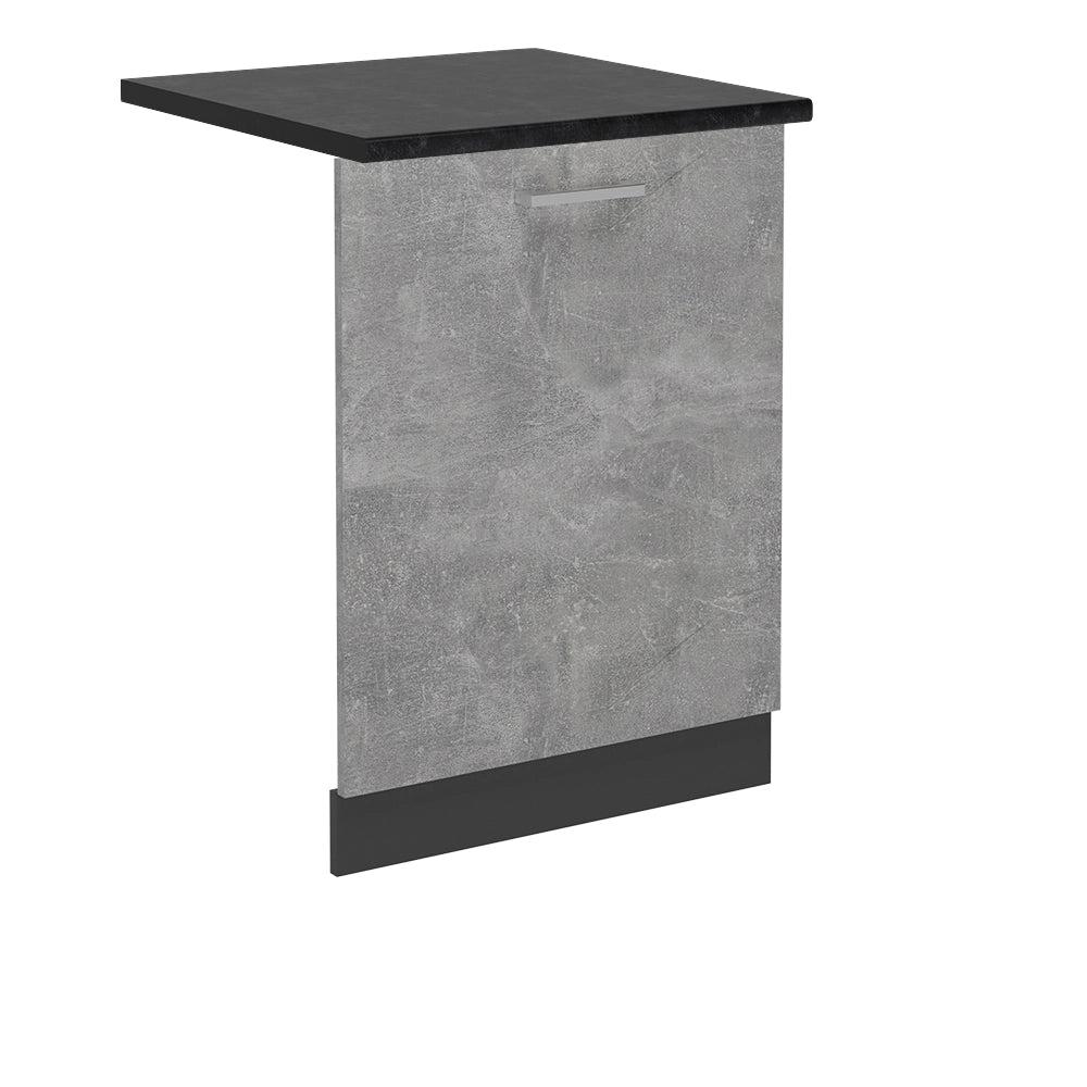 Vicco Coperchio per lavastoviglie Calcestruzzo 60 cm , PL Marmo