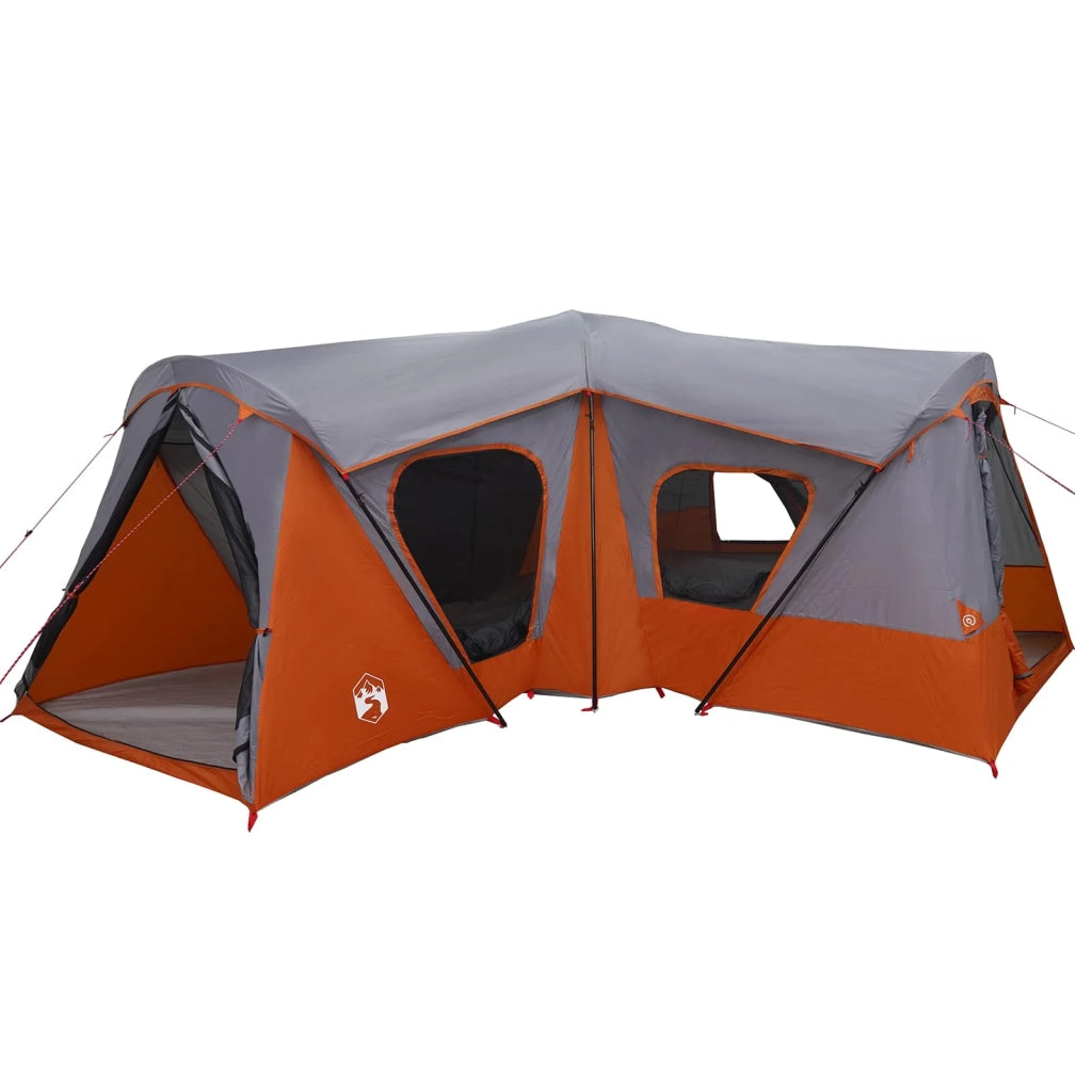 Tenda Familiare Grigio e arancione 610 x 610 x 210 cm 42017474