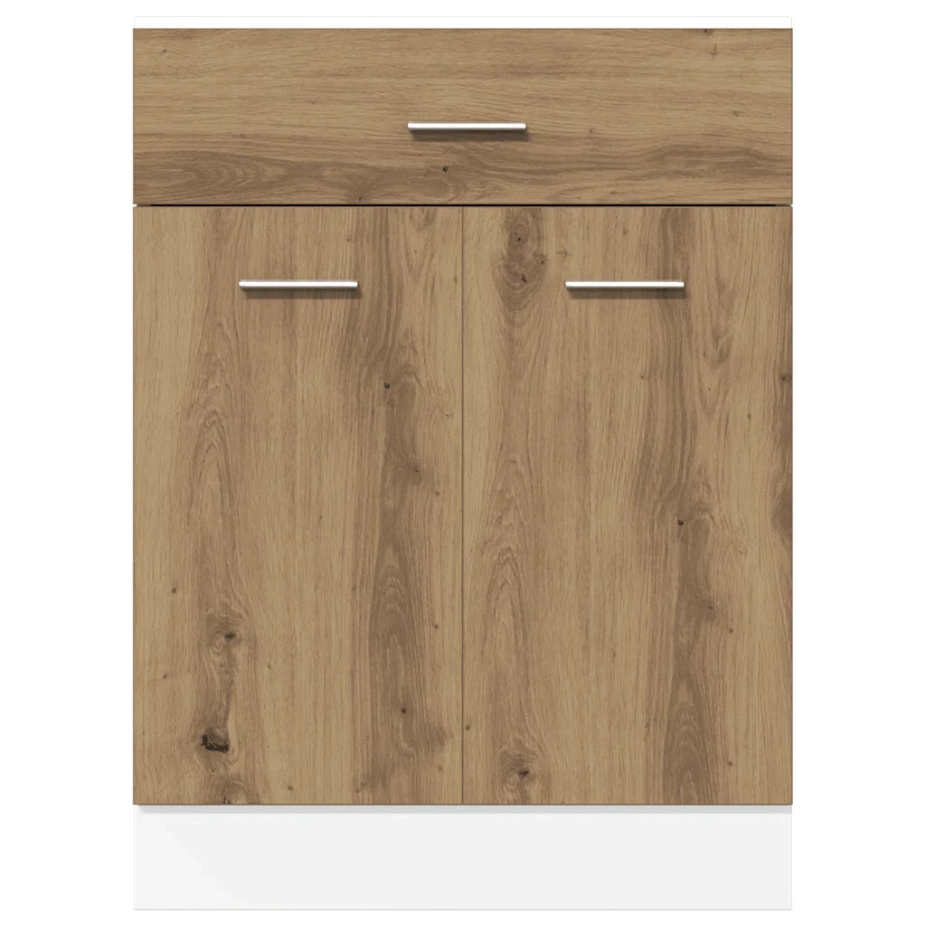 Cassettiera Â“LyonÂ” Rovere Artigianale 60x46x81,5 cm