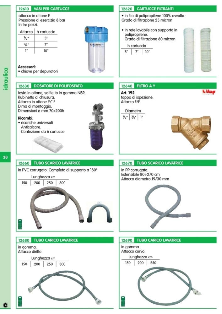 1pz cartuccia per depuratore gr. 5" rete 60mcr cod:ferx.94452