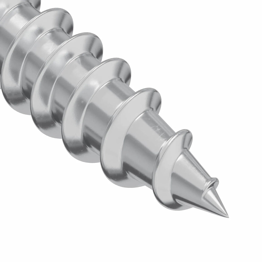 Vite in Legno 2 pz Argento M4 x 28 mm Ferro CFW4069918