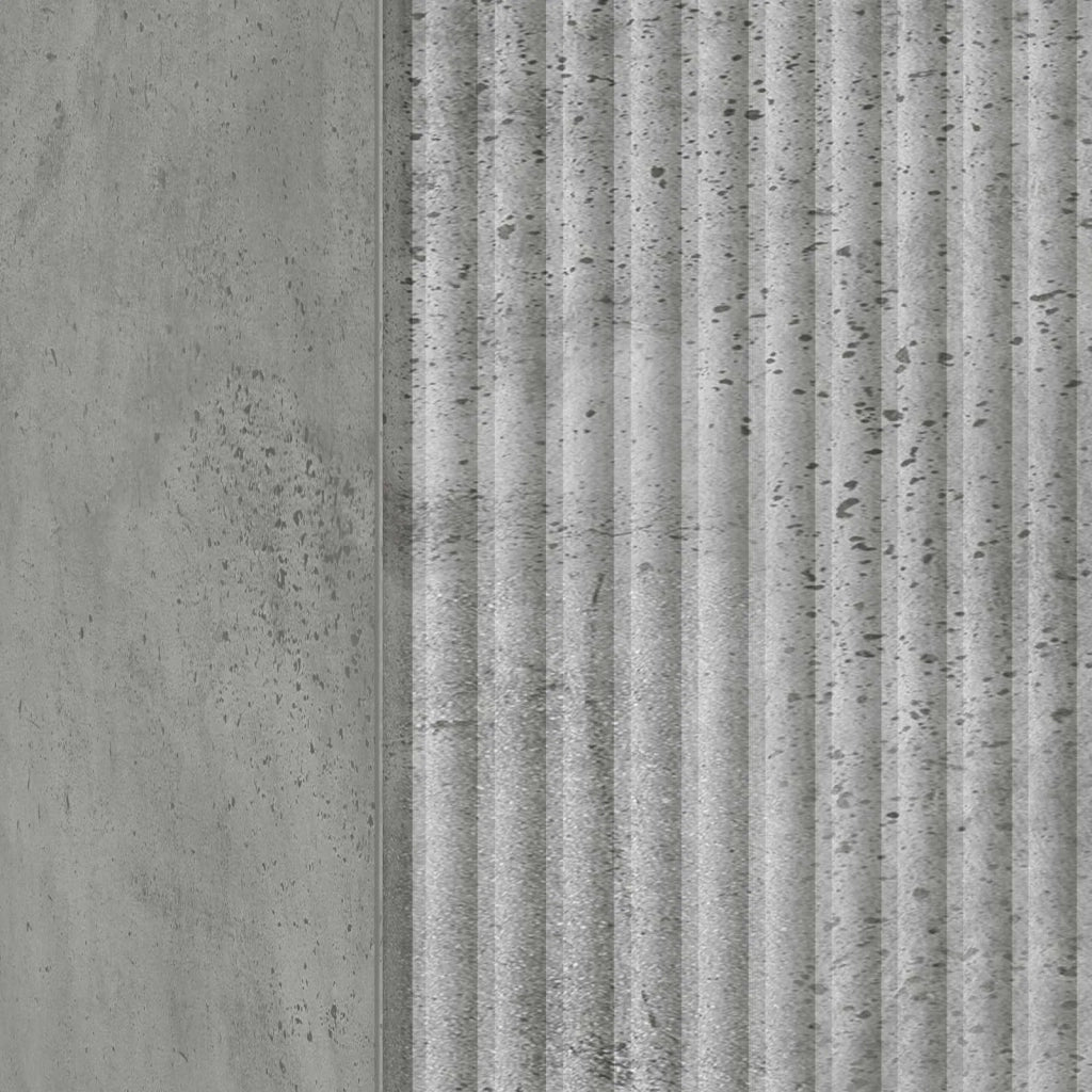 Set di 2 Comodini | Armadio da Notte | Mobiletto da notte Grigio Cemento 43 x 34,5 x 50 cm