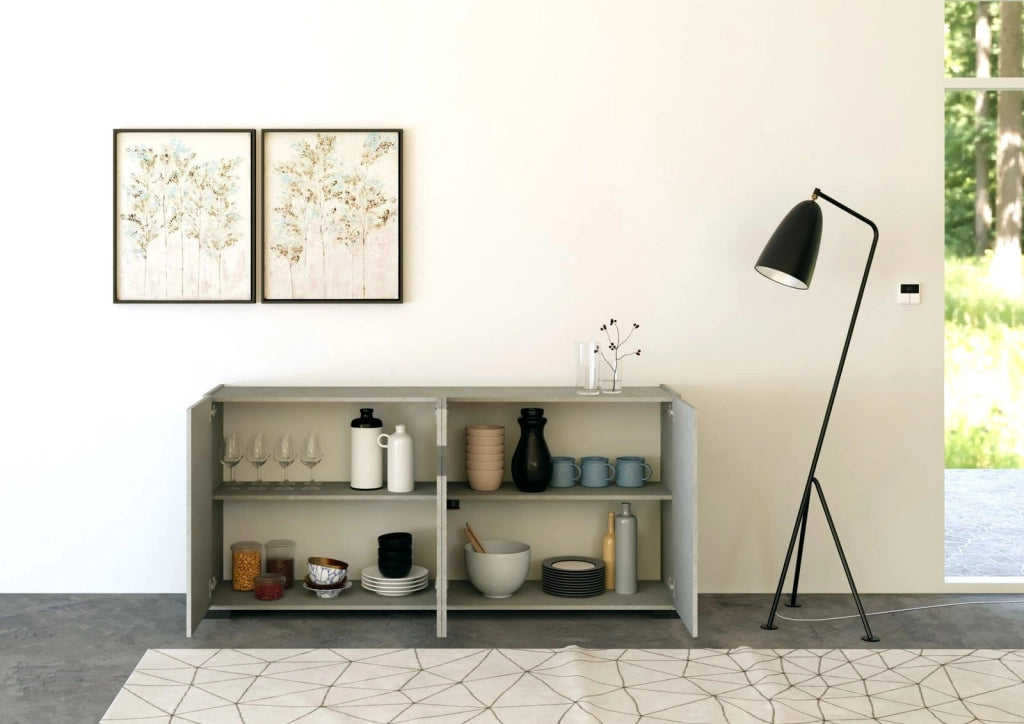 Madia 4 ante 174x40x81 cm cashmere - RIFLESSO