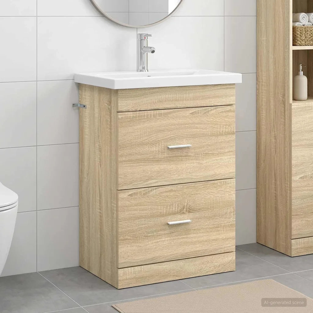 Set di mobili per il bagno Rovere Sonoma 61 x 40 x 84,5 cm 3404368