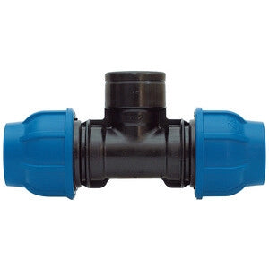 PL RACCORDO NYLON TEE F D 32 X 1  X 32 MM- IRRITEC- 5,0 pz