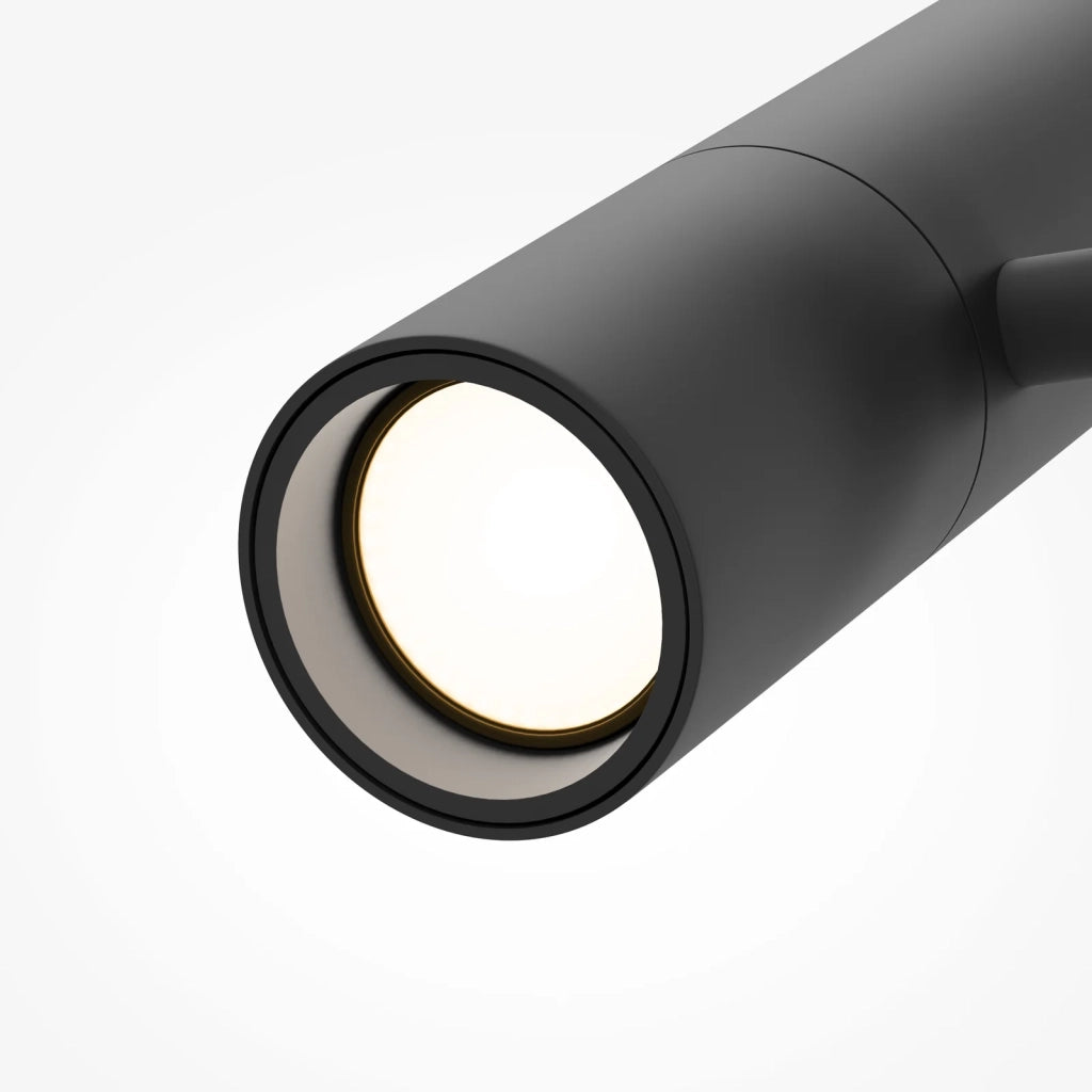 Maytoni Lampada da Binario moderna Exility Elti Duo 1 luce LED integrato nero alluminio
