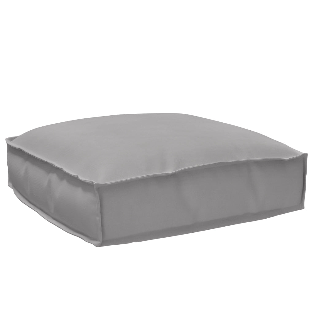 Set di cuscini per pallet a 2 pezzi Grigio in tessuto Oxford