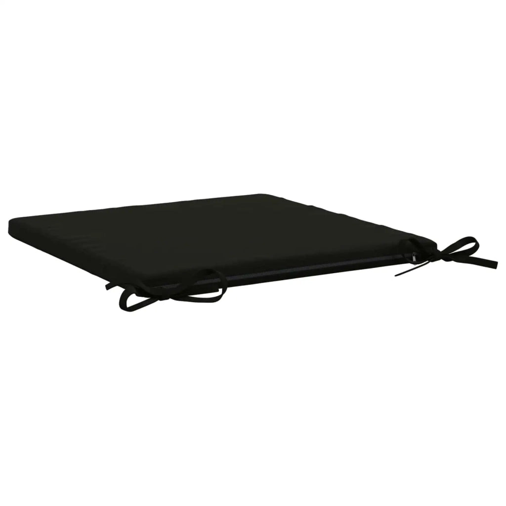 Cuscini per Sedia in 4 Pezzi SOEST 4 pz 100% Poliestere Nero 944339