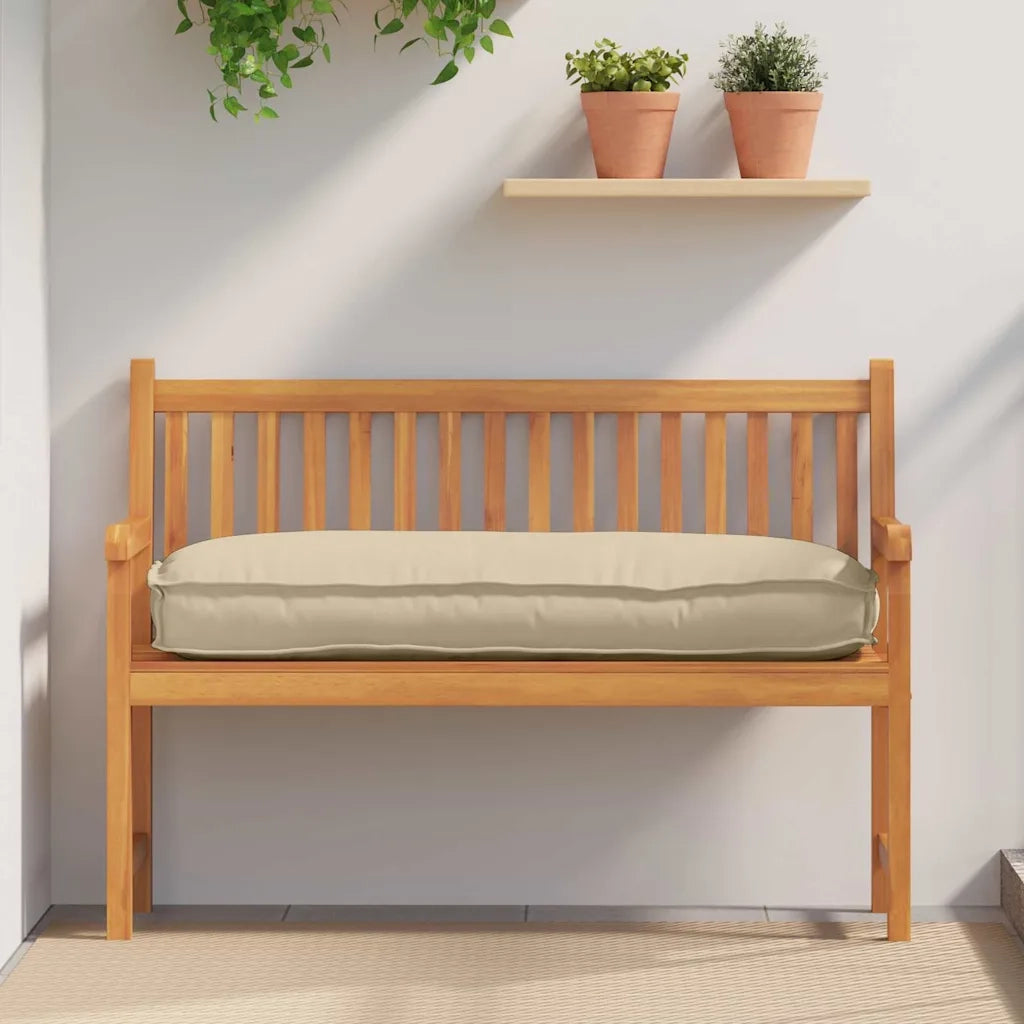 Cuscino Beige 120 x 50 x 12 cm Tessuto Oxford 42001551