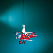 Sospensione Moderna Biplano Polilux ® Rosso Biplano Rosso 1 Luce E27