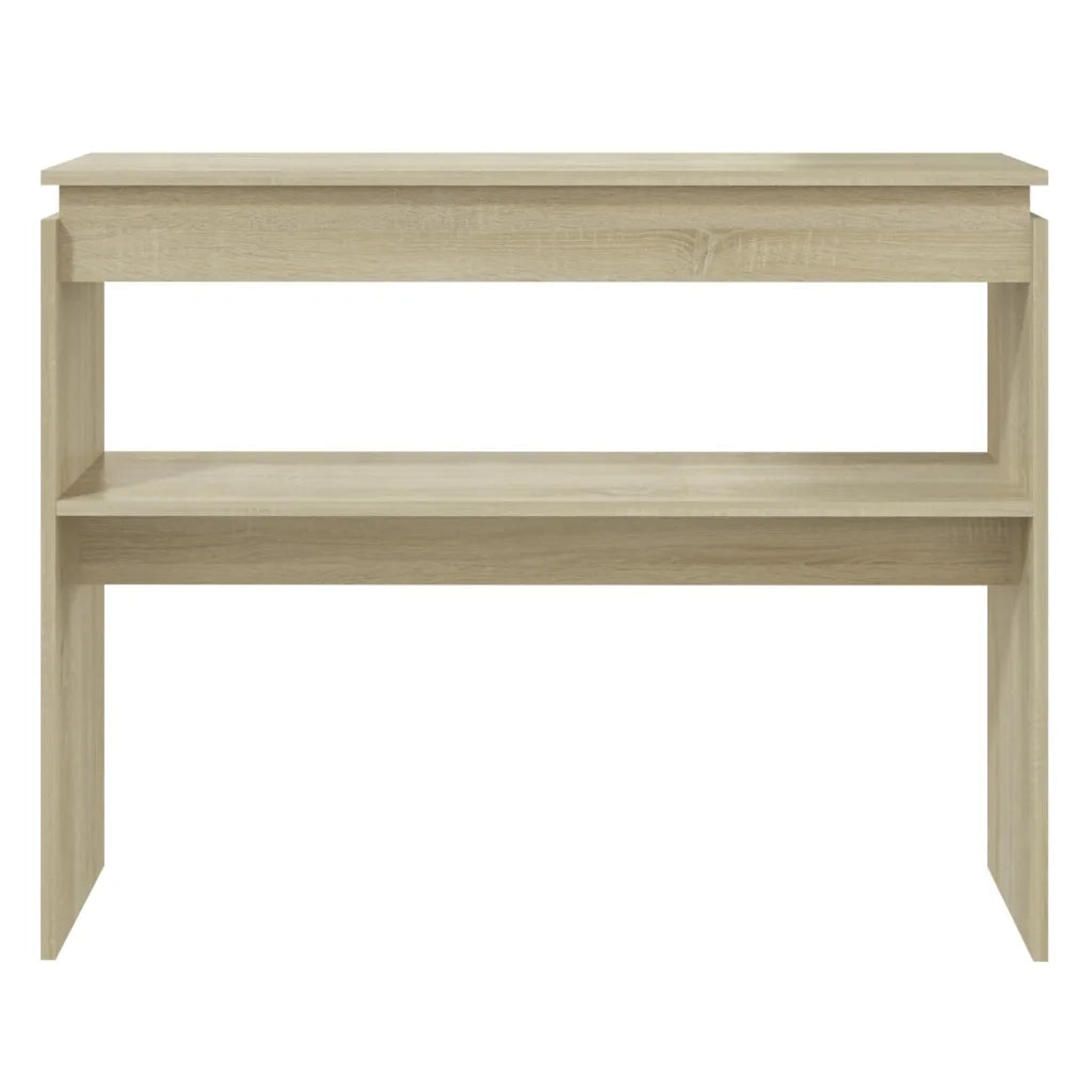 Tavolino Consolle | Tavolo d'Ingresso Rovere Sonoma 102x30x80 cm Legno Multistrato