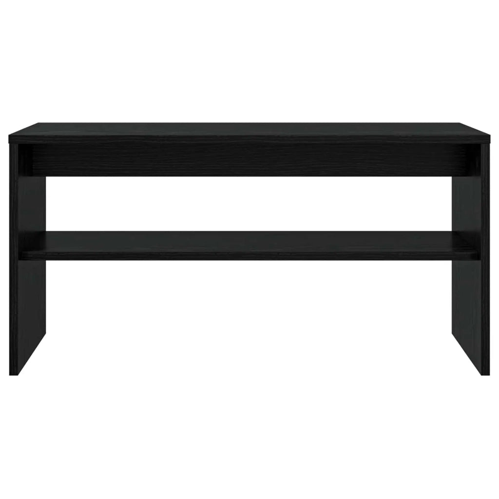 Mobile TV-Credenza per TV Rovere Nero 80 x 30 x 40 cm Legno multistrato