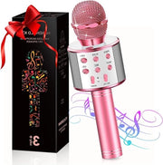 Kit di karaoke con microfono per bambine di 4-12 anni - regalo giocattolo per bambini.