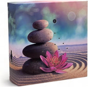 Sistema audio per meditazione - Diffusore rilassante con sensore di movimento e interruttore - Per bagno - soggiorno - ufficio - camera - 12x12cm