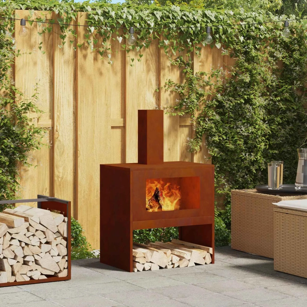 Focolare Marrone 60 x 40 x 96 cm CFW8337045