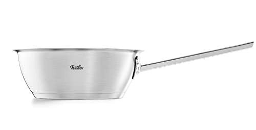 Fissler 084-148-20-100-0 Original-Profi Collection Padella conica per saltare 20 cm 1.9 litri Acciaio inox satinato con scala graduata e fondo universale incluso induzione colore Acciaio inox