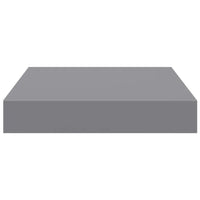 Mensole a Muro 4 pz Grigie 23x23,5x3,8 cm in MDF cod mxl 32883