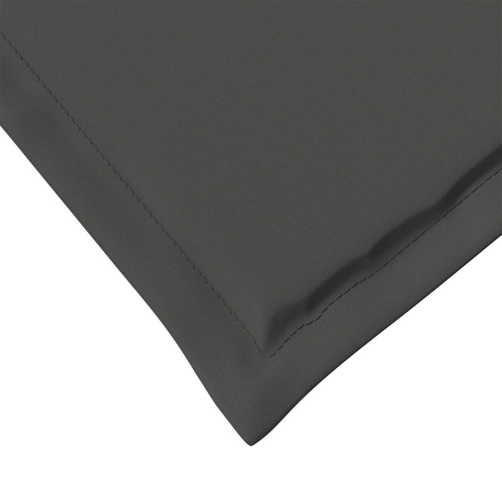 Cuscini per Seduta 2 pcs Antracite 47 x 36 x 2 cm Poliestere 899966