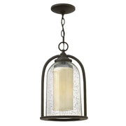 Lampada sospensione esterna loft bronzo E27 Hinkley Quincy