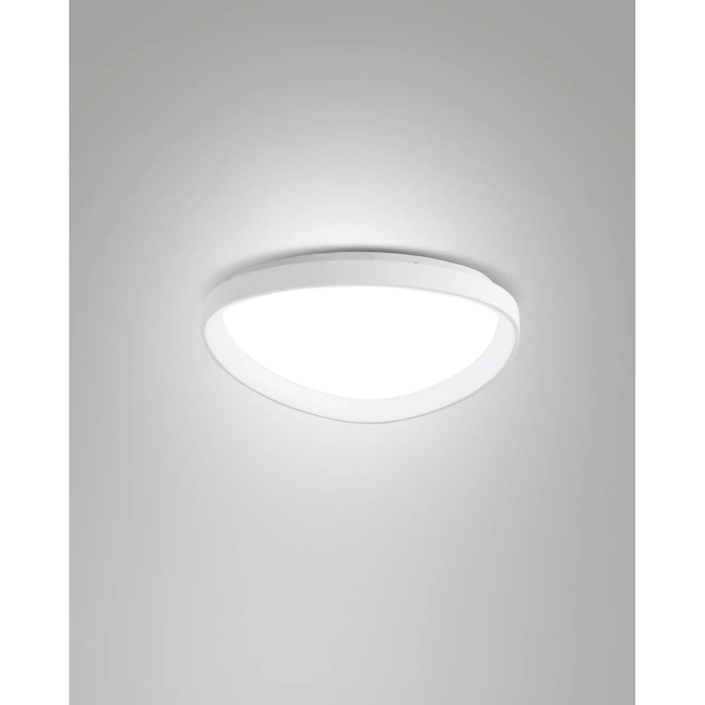 Quirk Plafoniera Led Bianca D.420