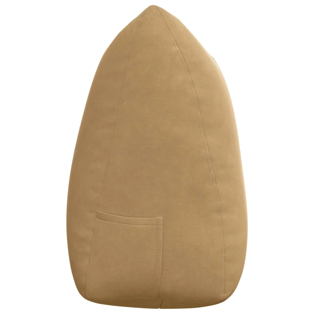 Cuscino per Schiena Marrone 140 x 24 x 50 cm Velluto